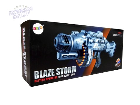 Duży Karabin Pistolet na Pociski Piankowe 40 szt. Obrotowy Magazynek Duży Karabin Pistolet na Pociski Piankowe 40 szt. Obrotowy Magazynek