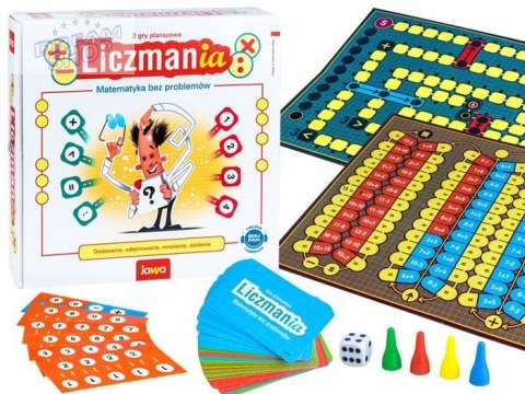 Jawa Edukacyjna gra planszowa LICZMANIA - matematyka bez problemów GR0286