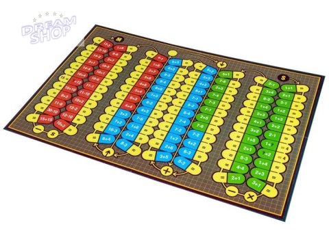 Jawa Edukacyjna gra planszowa LICZMANIA - matematyka bez problemów GR0286