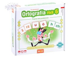 Gra planszowa edukacyjna Ortografia na 6 GR0382