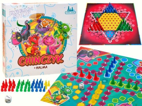 Jawa Dwustronna gra planszowa CHIŃCZYK i HALMA 2w1 GR0269 Jawa Dwustronna gra planszowa CHIŃCZYK i HALMA 2w1 GR0269