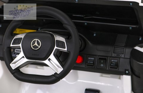 Pojazd Mercedes G63 6x6 AMG Biały Pojazd Mercedes G63 6x6 AMG Biały