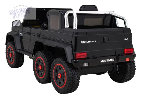 Pojazd Mercedes G63 6x6 AMG Czarny Pojazd Mercedes G63 6x6 AMG Czarny