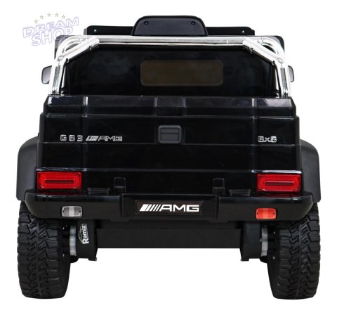 Pojazd Mercedes G63 6x6 AMG Czarny Pojazd Mercedes G63 6x6 AMG Czarny