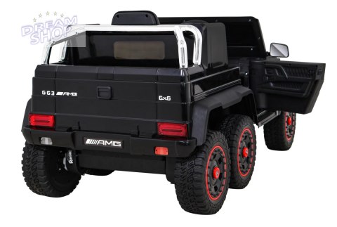 Pojazd Mercedes G63 6x6 AMG Czarny Pojazd Mercedes G63 6x6 AMG Czarny