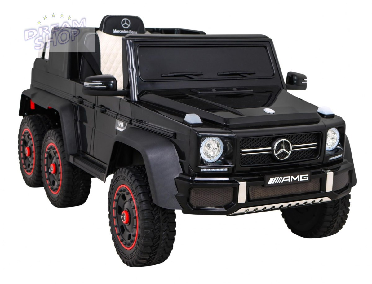 Pojazd Mercedes G63 6x6 AMG Czarny Pojazd Mercedes G63 6x6 AMG Czarny