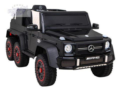 Pojazd Mercedes G63 6x6 AMG Czarny Pojazd Mercedes G63 6x6 AMG Czarny