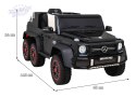 Pojazd Mercedes G63 6x6 AMG Czarny
