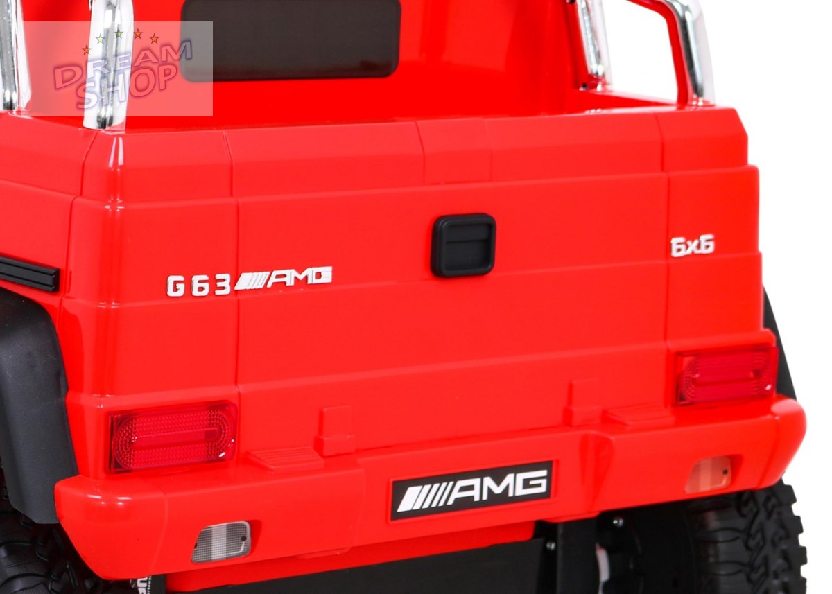 Pojazd Mercedes G63 6x6 AMG Czerwony Pojazd Mercedes G63 6x6 AMG Czerwony