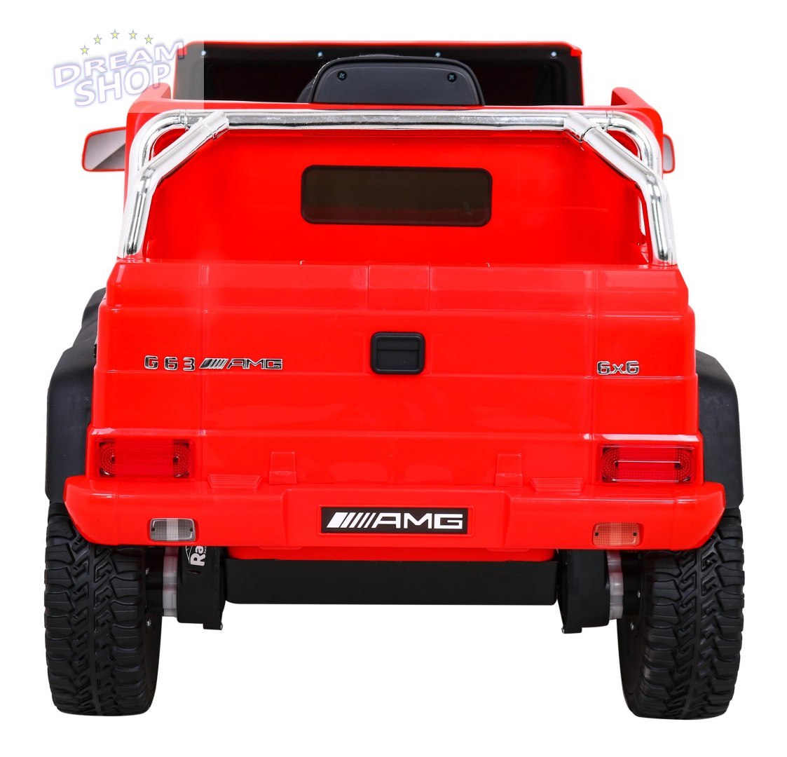 Pojazd Mercedes G63 6x6 AMG Czerwony Pojazd Mercedes G63 6x6 AMG Czerwony