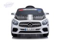 Pojazd na Akumulator Mercedes SL500 Policja Biały