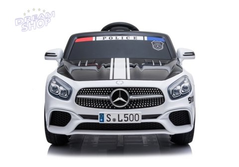 Pojazd na Akumulator Mercedes SL500 Policja Biały Pojazd na Akumulator Mercedes SL500 Policja Biały