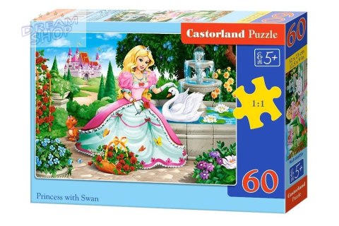 Puzzle 60 el. Princess with Swan