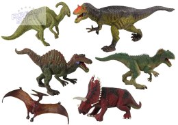 Duży Zestaw Dinozaurów 6 sztuk Figurka Dinozaur Prehistoryczne Okazy