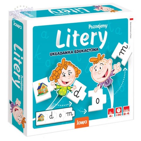 Jawa Gra układanka edukacyjna POZNAJEMY LITERY GR0562 Jawa Gra układanka edukacyjna POZNAJEMY LITERY GR0562