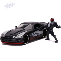 JADA Marvel Samochód Venom 2008 Dodge Viper Figurka 1:24