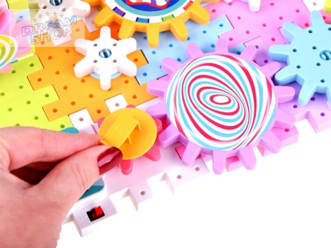 Kolorowe ruchome Klocki WAFLE 165 ele ZA4198 Kolorowe ruchome Klocki WAFLE 165 ele ZA4198