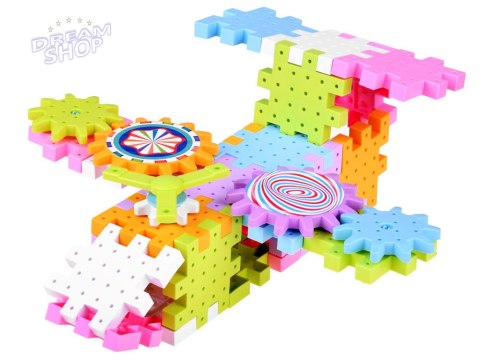 Kolorowe ruchome Klocki WAFLE 165 ele ZA4198 Kolorowe ruchome Klocki WAFLE 165 ele ZA4198