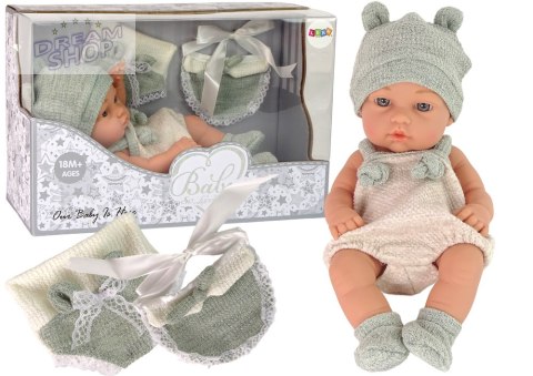 Lalka Słodki Bobas Sweter Czapeczka Zielona 30 cm Lalka Słodki Bobas Sweter Czapeczka Zielona 30 cm