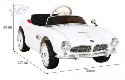 Pojazd BMW 507 Retro Biały Pojazd BMW 507 Retro Biały