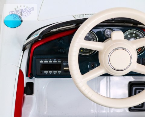 Pojazd BMW 507 Retro Biały Pojazd BMW 507 Retro Biały