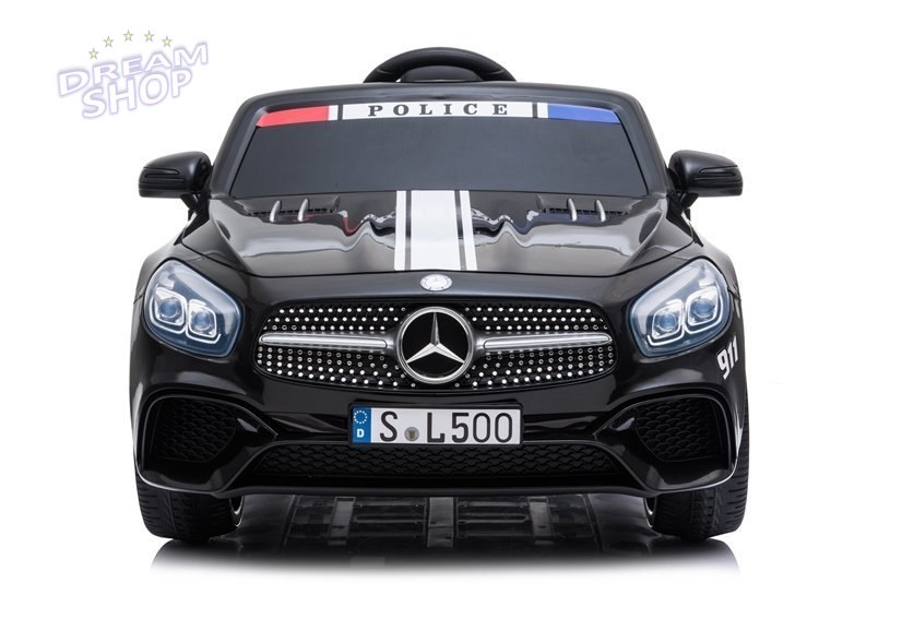 Pojazd na Akumulator Mercedes SL500 Policja Czarny Pojazd na Akumulator Mercedes SL500 Policja Czarny