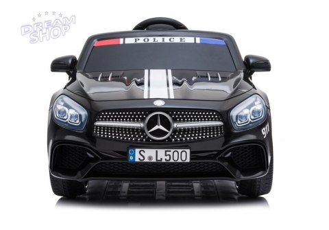 Pojazd na Akumulator Mercedes SL500 Policja Czarny Pojazd na Akumulator Mercedes SL500 Policja Czarny