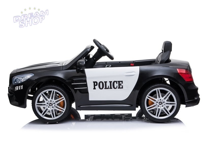 Pojazd na Akumulator Mercedes SL500 Policja Czarny