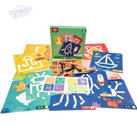 Tooky Toy Układanka Gra Logiczna Łamigłówki Klocki Magnetyczne dla Dzieci 49 el. Tooky Toy Układanka Gra Logiczna Łamigłówki Klocki Magnetyczne dla Dzieci 49 el.