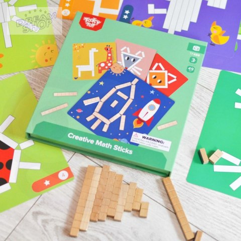 Tooky Toy Układanka Gra Logiczna Łamigłówki Klocki Magnetyczne dla Dzieci 49 el. Tooky Toy Układanka Gra Logiczna Łamigłówki Klocki Magnetyczne dla Dzieci 49 el.