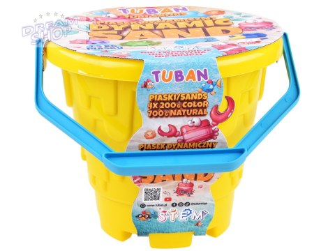 Tuban piasek dynamiczny zestaw z wiaderkiem ZA4178 Tuban piasek dynamiczny zestaw z wiaderkiem ZA4178