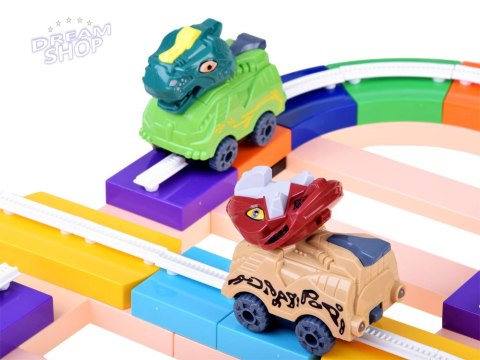Zbuduj tor samochodowy auto dinozaur 143ele ZA4195 Zbuduj tor samochodowy auto dinozaur 143ele ZA4195