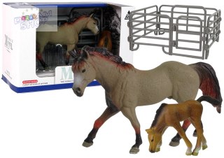 Zestaw 2 Figurek Konie Zagroda Figurka Koń Rasy Capricorn