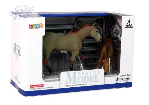 Zestaw 2 Figurek Konie Zagroda Figurka Koń Rasy Capricorn Zestaw 2 Figurek Konie Zagroda Figurka Koń Rasy Capricorn