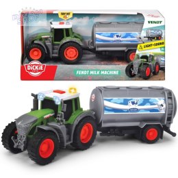 DICKIE Farm Traktor Fendt z przyczepką na mleko 26cm