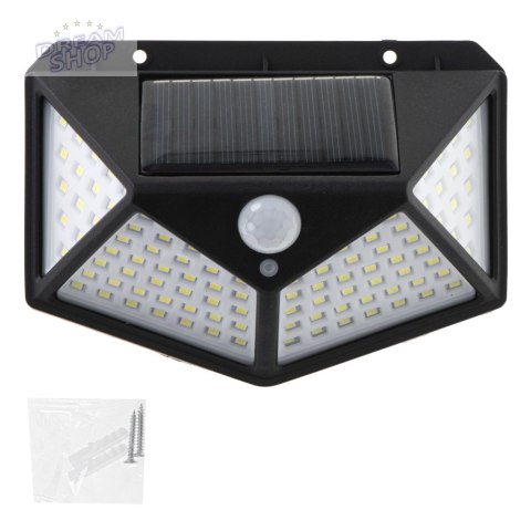 Lampa solarna czujnik ruchu i zmierzchu 100 LED