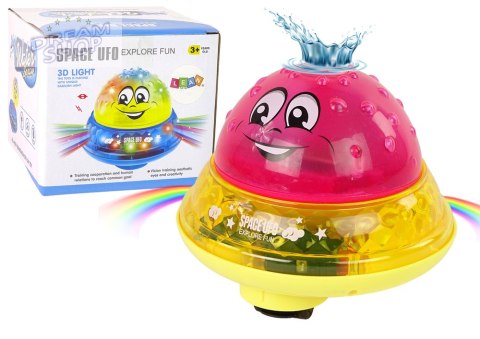 Piłka Wodna UFO Diody Wesoła Muzyka Różowa Piłka Wodna UFO Diody Wesoła Muzyka Różowa