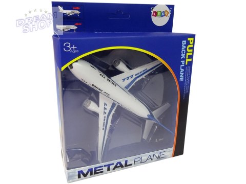 Samolot Pasażerski Boeing 777 Biały Napęd Światła Dźwięki Samolot Pasażerski Boeing 777 Biały Napęd Światła Dźwięki
