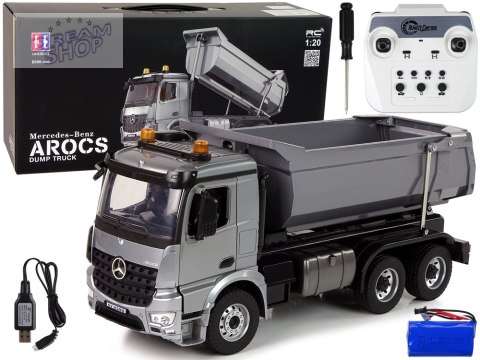 Wywrotka Metalowa Mercedes Arocs Ciężarówka R/C Aplikacja E590-003 Wywrotka Metalowa Mercedes Arocs Ciężarówka R/C Aplikacja E590-003