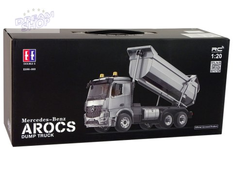 Wywrotka Metalowa Mercedes Arocs Ciężarówka R/C Aplikacja E590-003 Wywrotka Metalowa Mercedes Arocs Ciężarówka R/C Aplikacja E590-003
