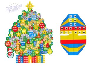 Zestaw DIY Kolorowa Mozaika Święta Wyklejanka Choinka