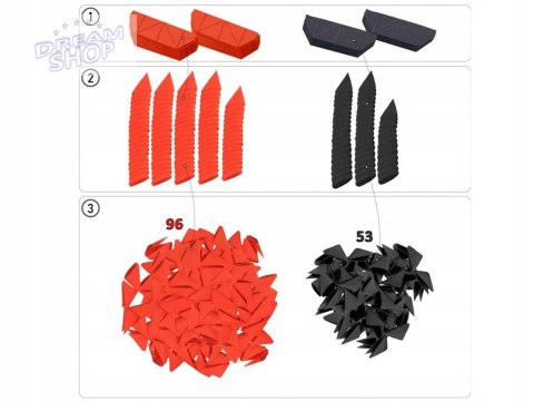 Alexander Zestaw kreatywny Origami 3D PAJĄK 2348