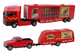 Cyrkowa Ciężarówka Transporter Zwierząt Przyczepa PickUp Lew Tygrys