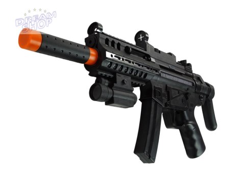 Duży Pistolet Karabin Maszynowy na baterie Światło Dźwięk Wibracje Duży Pistolet Karabin Maszynowy na baterie Światło Dźwięk Wibracje