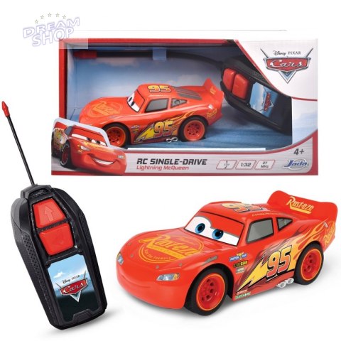 JADA Disney Auta Zygzak McQueen Cars RC Zdalnie Sterowany 1:32 JADA Disney Auta Zygzak McQueen Cars RC Zdalnie Sterowany 1:32