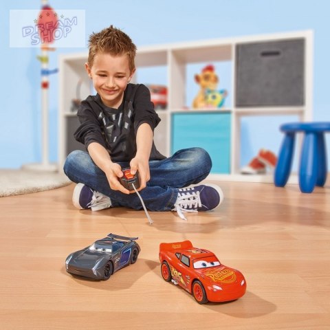 JADA Disney Auta Zygzak McQueen Cars RC Zdalnie Sterowany 1:32 JADA Disney Auta Zygzak McQueen Cars RC Zdalnie Sterowany 1:32