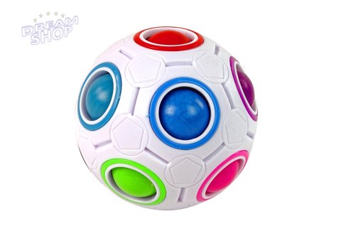 Magiczna Piłka Kula Łamigłówka Cube Magic Ball Układanka Biała