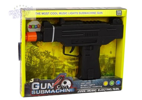 Pistolet Czarny Dla Dzieci Wibracje Dźwięk Pistolet Czarny Dla Dzieci Wibracje Dźwięk