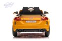 Pojazd Na Akumulator Audi TTRS Żółte