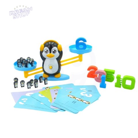 WOOPIE Waga Równoważna Szalkowa Nauka Liczenia Pingwin WOOPIE Waga Równoważna Szalkowa Nauka Liczenia Pingwin
